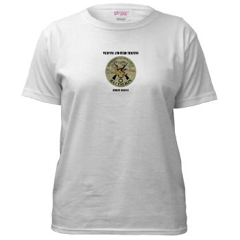 WFTB - A01 - 04 - Weapons & Field Training Battalion with Text - Women's T-Shirt
